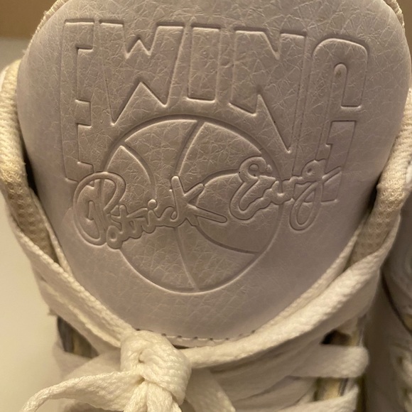 PATRICK EWING ATHLETICS 33 HI WHITE/WHITE MENS 6 WOMENS 8 EXCELLENT CONDITION - Picture 5 of 11